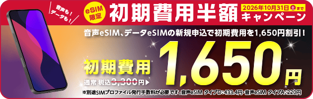 初期費用半額キャンペーン