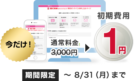 初期費用1円