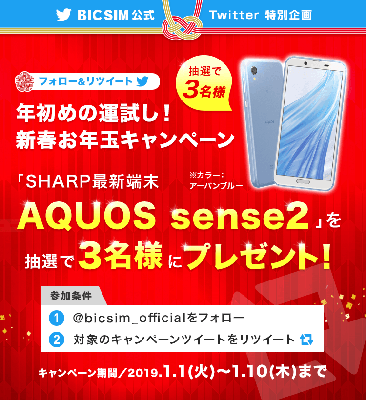 年初めの運試し!新春お年玉キャンペーン