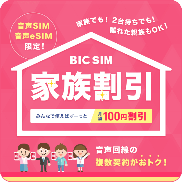 格安SIMのBIC SIM(公式)|ビックカメラの格安SIM・格安スマホ 格安SIMのBIC SIM(公式)|ビックカメラの格安SIM・格安スマホ