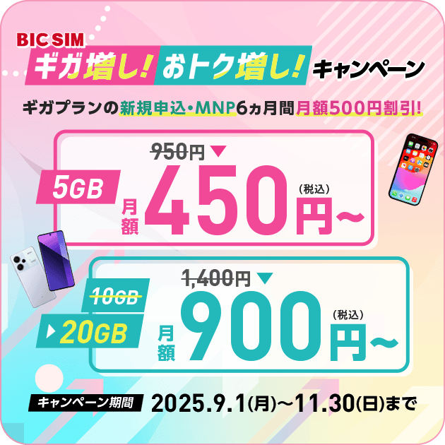 む*ん様 【定価48,854円相当】即配信OKフルセット5点 格安SIMのBIC SIM（公式）｜ビックカメラの格安SIM・格安スマホ