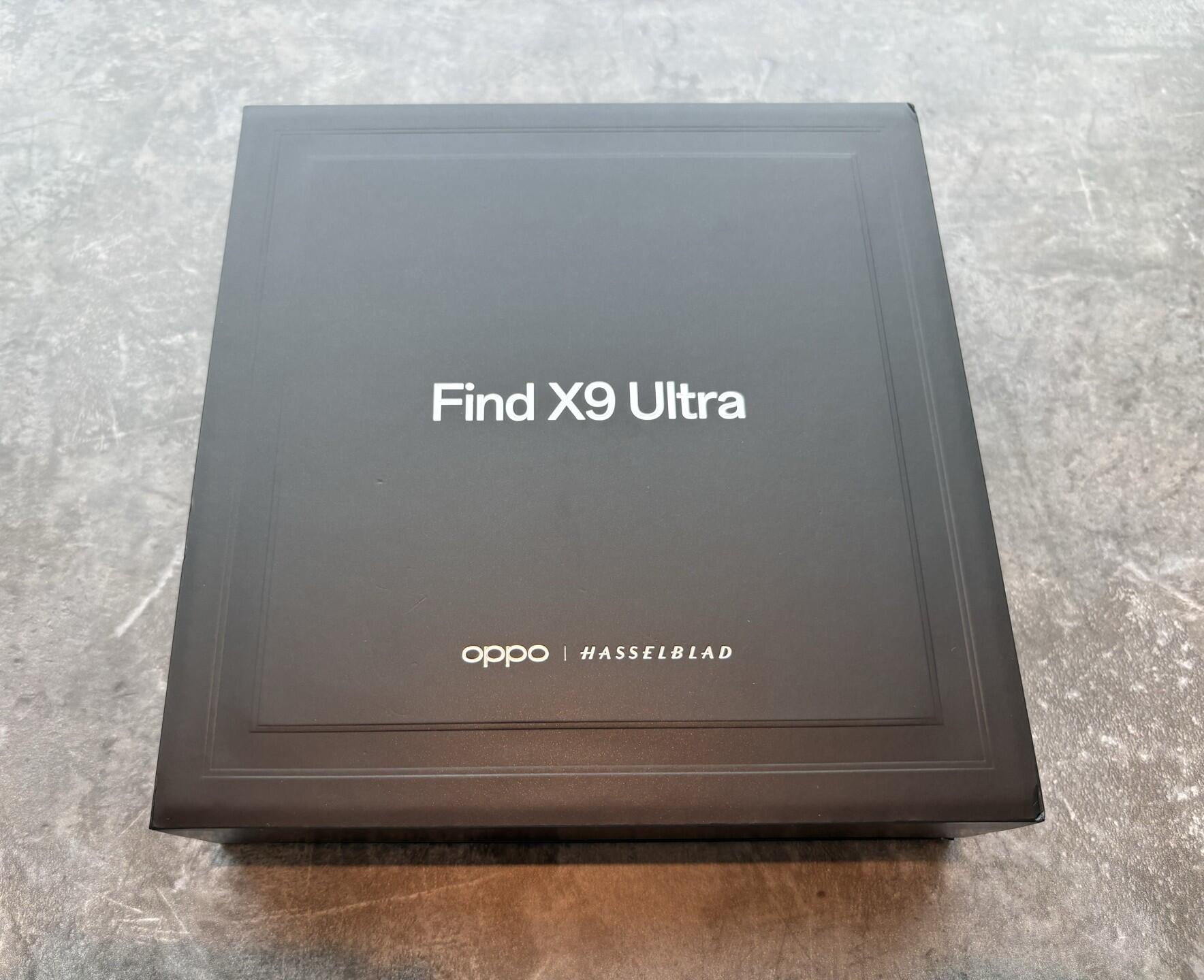 OPPO Find X9 Ultraパッケージ