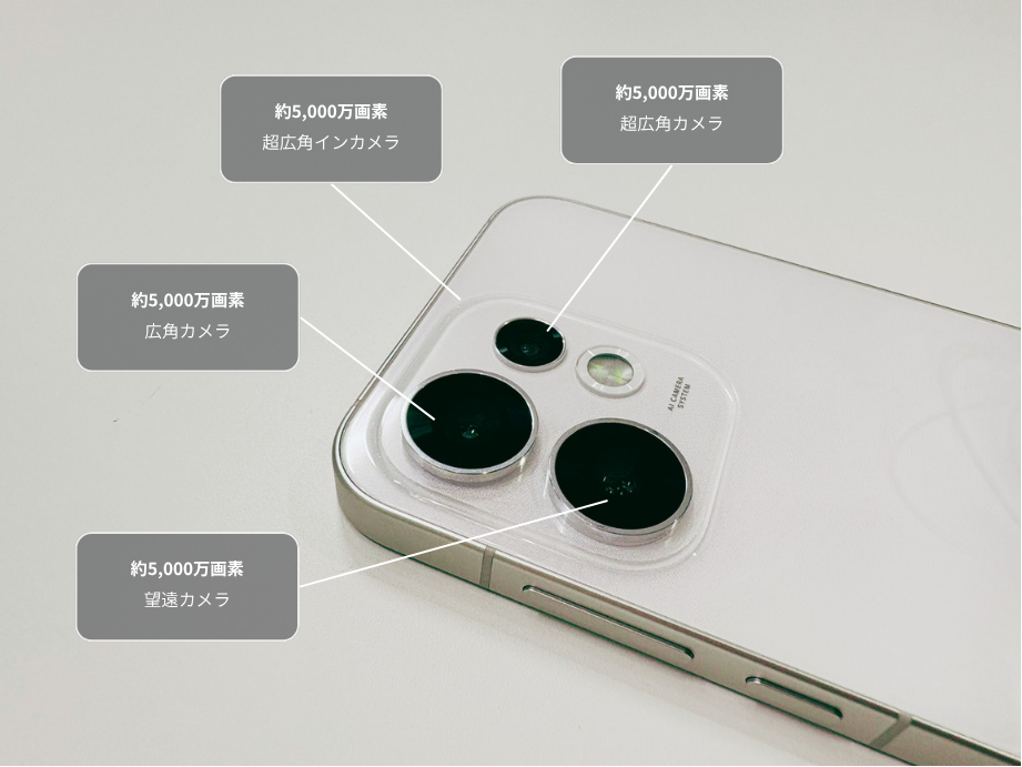 OPPO Reno16 5Gカメラ