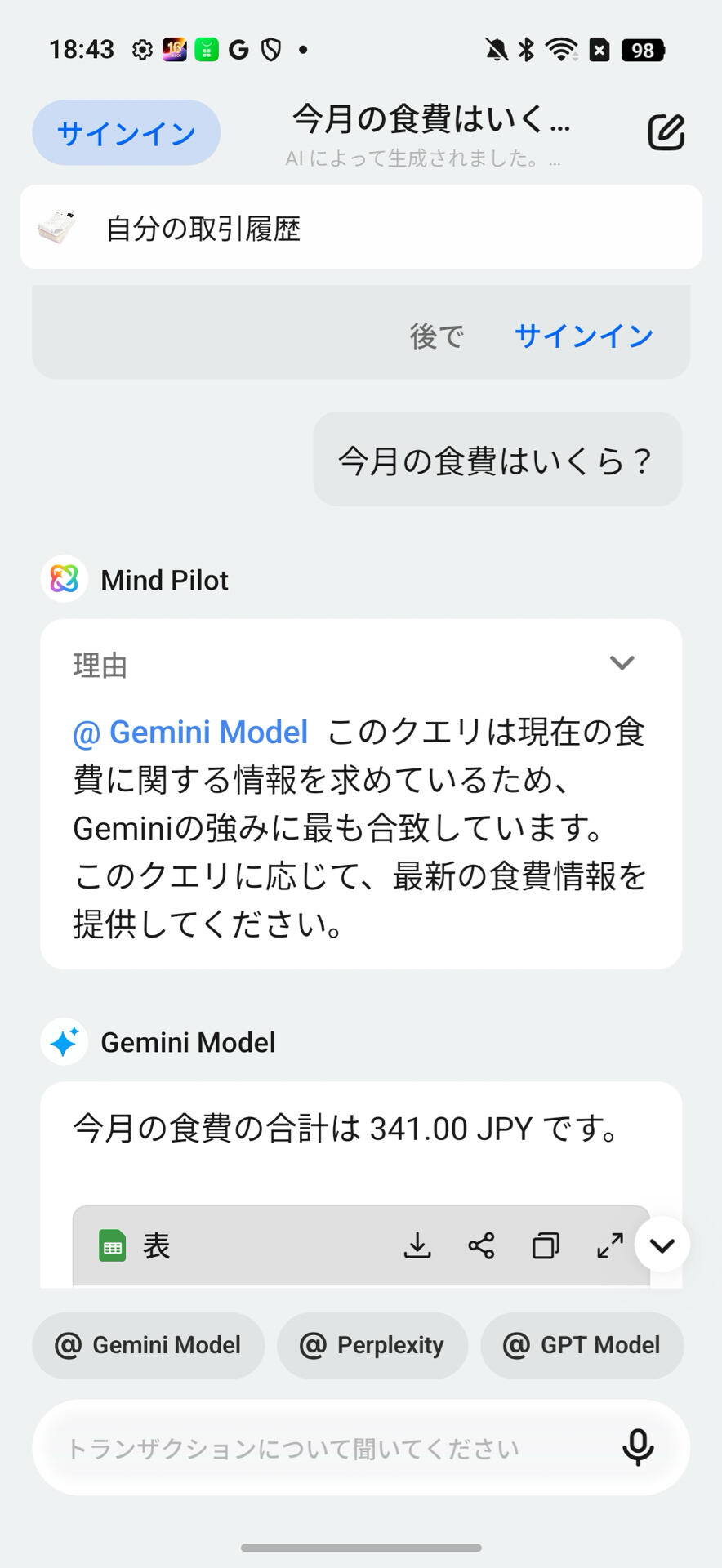 Mind Space取引