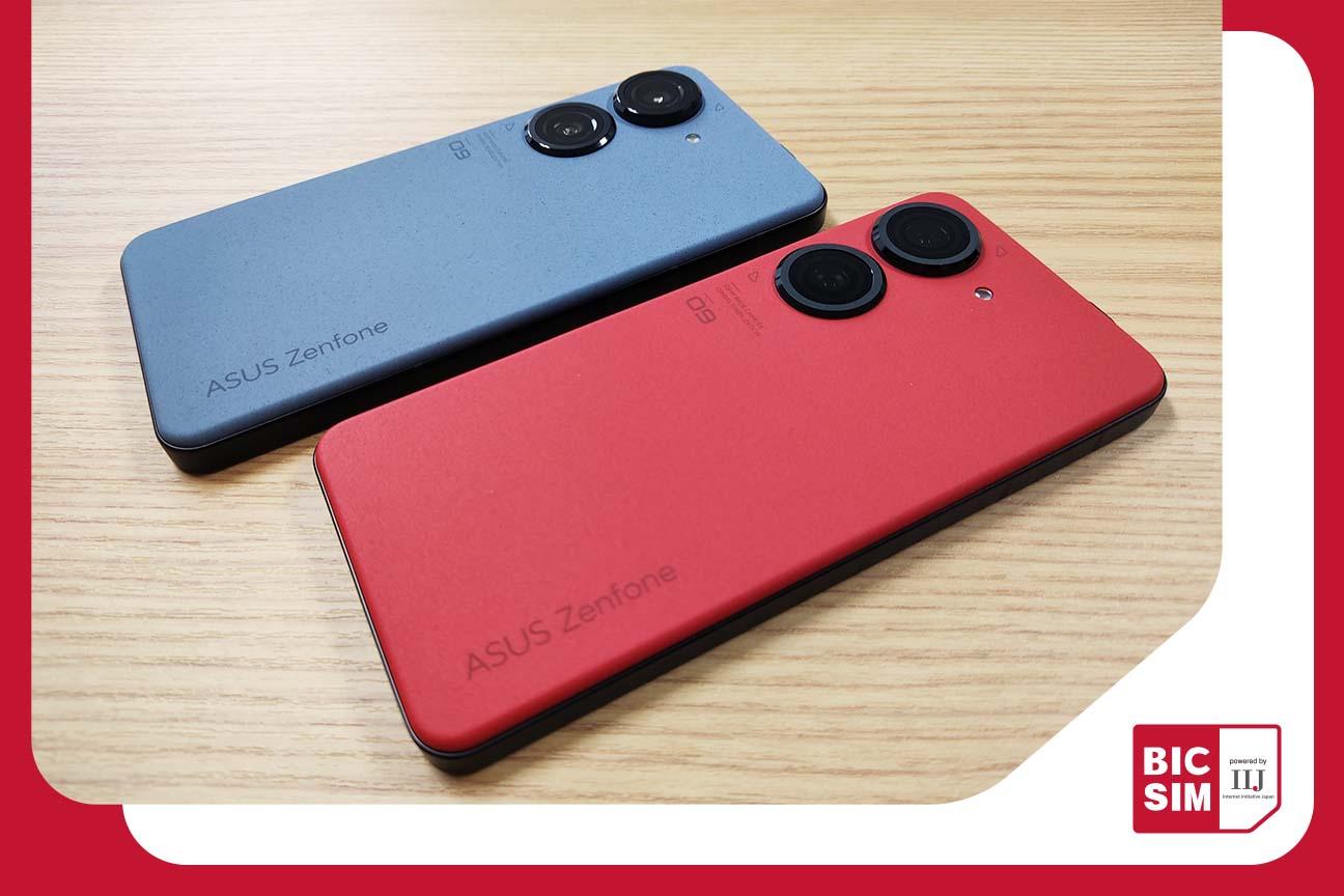 ASUS Zenfone9 赤 きれいなスマートフォンです。-
