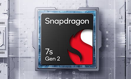 快適な操作を実現する Snapdragon® 7s Gen 2搭載