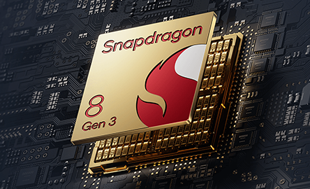 高性能のチップQualcomm® Snapdragon™ 8 Gen 3と高度なAI機能を搭載