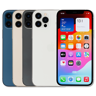 Apple　iPhone12 Pro Max 512GB（Apple認定整備済製品）　ドコモ/au対応/eSIM対応　SIMフリースマートフォン　Apple・アップル