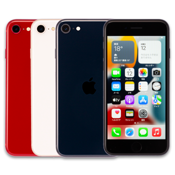 Apple　iPhone SE (第3世代) 64GB ドコモ/au/eSIM対応 SIMフリースマートフォン Apple・アップル